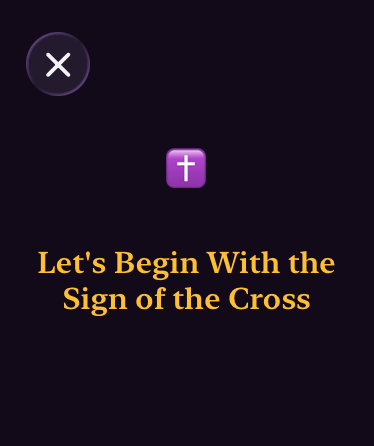Sign of the Cross and Opening Prayers